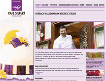 Tablet Screenshot of cafesiefert.de